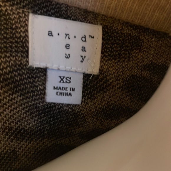 Animal print button-down cardigan, size extra small - Picture 3 of 4